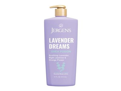 Jergens Shea Infusion Scented Body Lotion, Lavender Dreams, 14 fl oz/414 mL