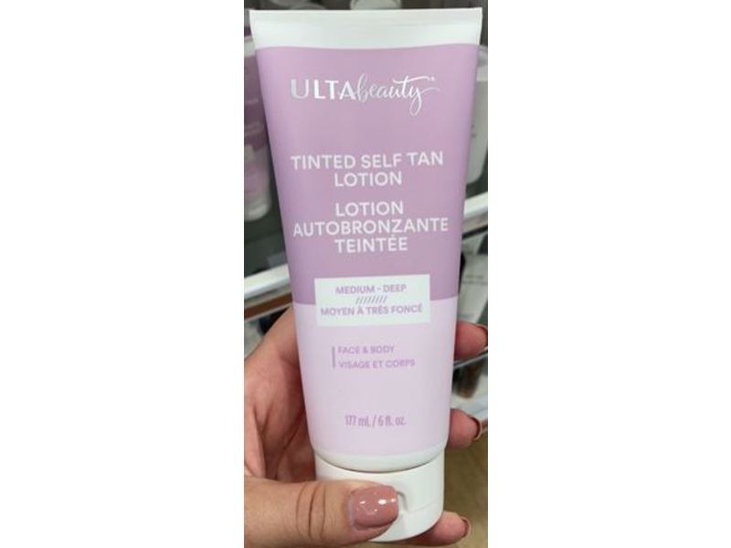 Ulta Beauty Tinted Self Tan Lotion, Medium-Deep, 6 fl oz/177 mL