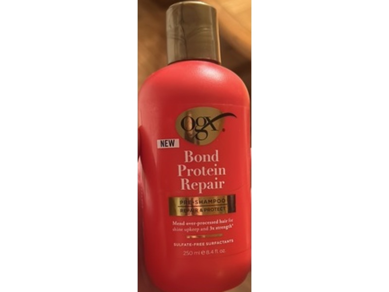 OGX Bond Protein Repair Pre-Shampoo, 8.4 fl oz/250 mL