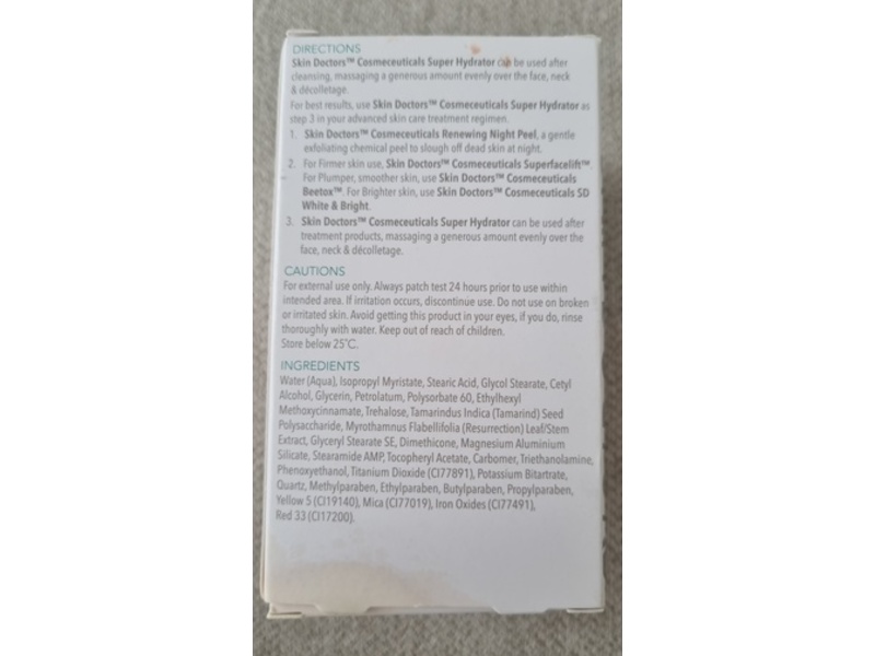 Skin Doctors Cosmeceuticals Super Hydrator, 1.7 fl oz/50 mL