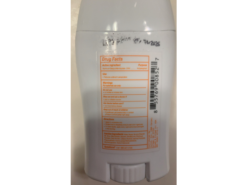 Carpe Antiperspirant Underarm Lotion, Fragrance Free, 1.69 fl oz/50 mL