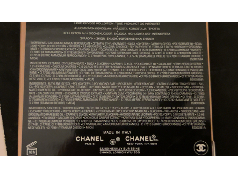 Chanel Les 4 Ombres Multi Effect Quadra Eyeshadow Palette, 78 Rivage, 0.07 oz/2 g