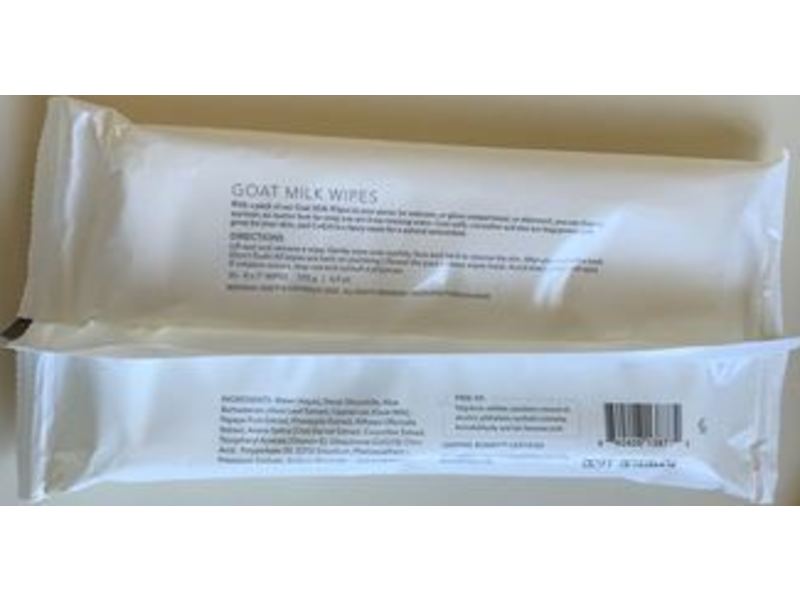 Beekman 1802 Facial Cleansing Wipes, Pure Goat Milk, 6.0 oz/170 g, 30 Count