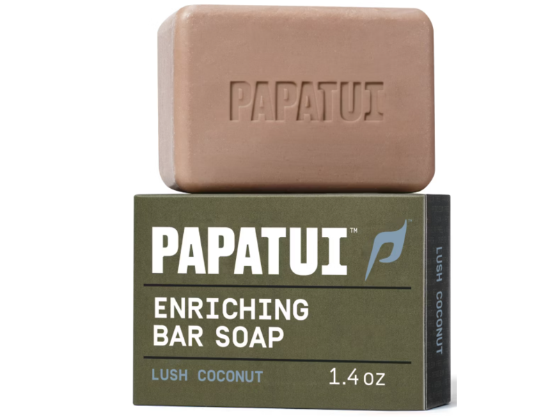 Papatui Enriching Bar Soap, Lush Coconut, 1.4 oz/40 g