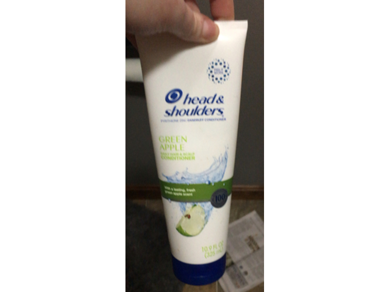 Head & Shoulders Daily Hair & Scalp Conditioner, Green Apple, 10.9 fl oz/325 mL