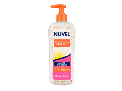 Nuvel Facial Cleanser, Ginseng & Vitamin C, Morning Refresh, 8 fl oz/236 mL