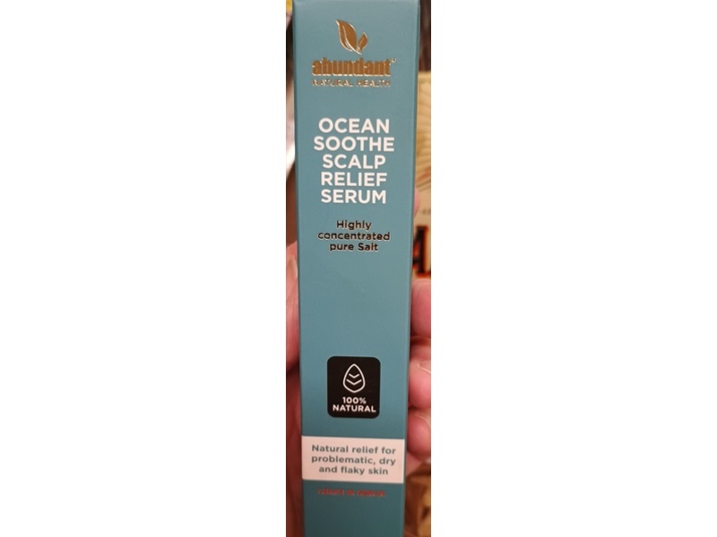 Abundant Natural Health Ocean Soothe Scalp Relief Serum, 1.6 oz/50 mL