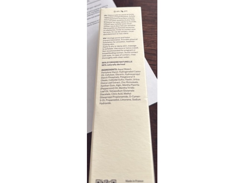 Typology Clarifying Face Scrub, L73, 1.69 fl oz