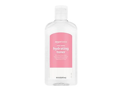 Amazon Basics Rose Water Hydrating Toner, 16 fl oz/473 mL