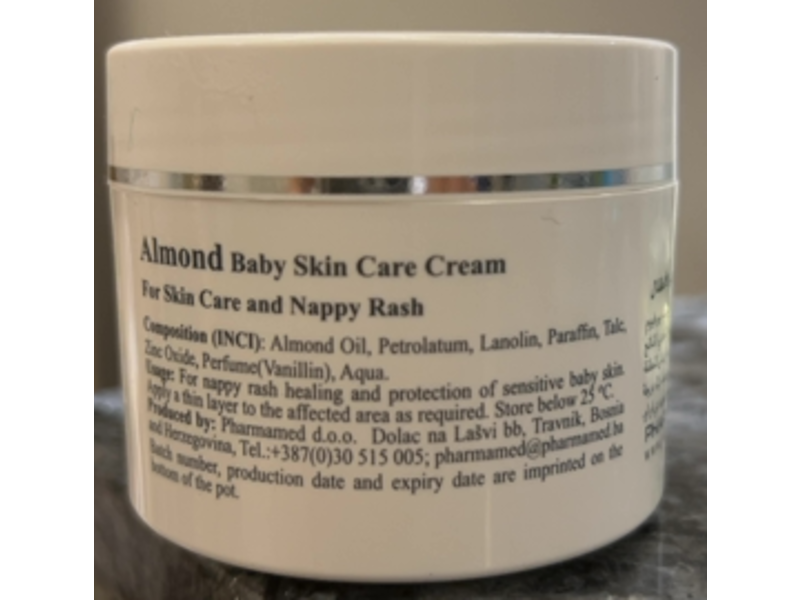 Pharmamed Baby Skin Care Cream, Almond, 75 mL