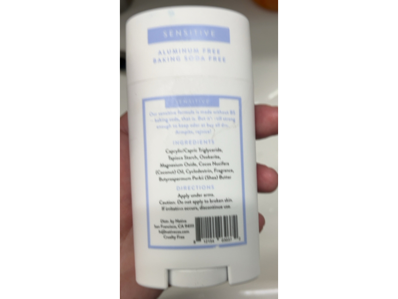 Native Deodorant, Cotton & Lily, 2.65 oz/75g
