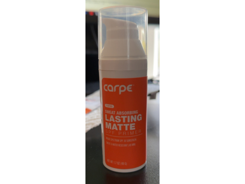 Carpe Sweat Absorbing Lasting Matte SPF Primer, SPF 30, 1.7 oz/48 g