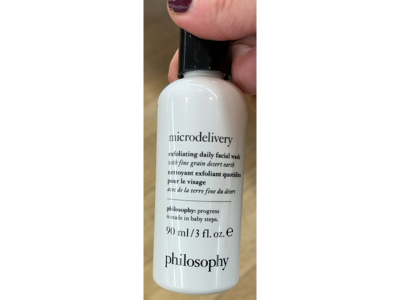 Philosophy Microdelivery Exfoliating Daily Facial Wash, 3 fl oz/90 mL