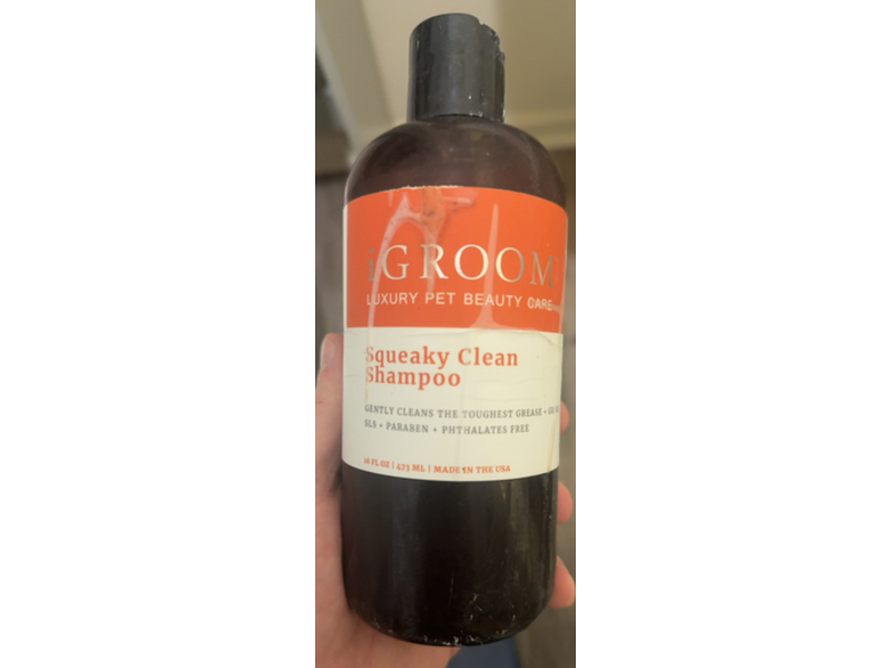 iGroom Squeaky Clean Shampoo, 16 fl oz/473 mL