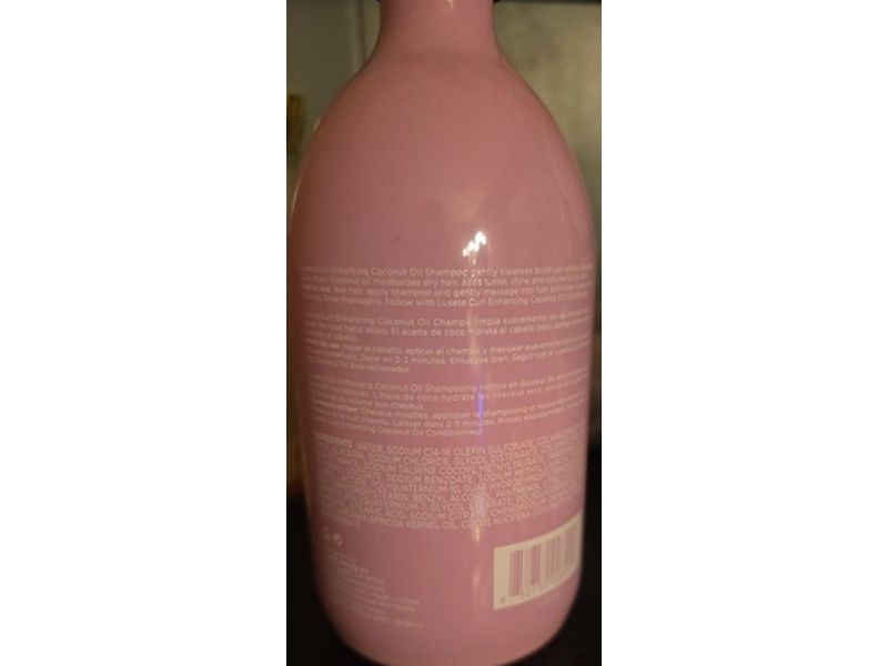 Luseta Curl Enhancing Shampoo, Coconut Oil, 16.9 fl oz/500 mL