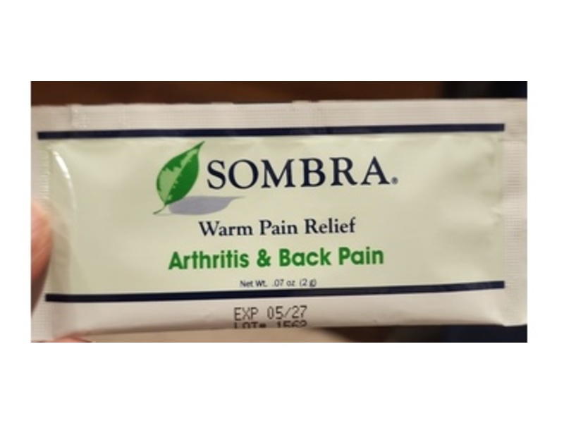 Sombra Warm Pain Relief Arthritis & Back Pain, 0.7 oz/2 g