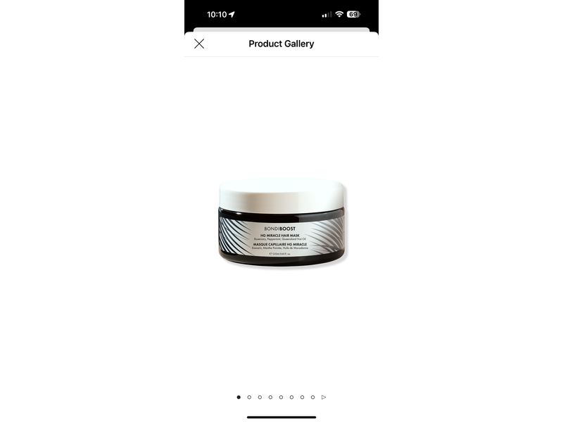 BondiBoost HG Miracle Hair Mask, Rosemary, Peppermint, Queensland Nut OIl, 8.45 fl oz/250 mL