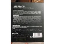 Rich Color Velvet Lip Gloss, Niceface, 0.041 fl oz/1.6 g, 6 Count - Image 4