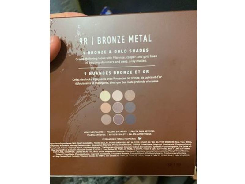 Morphe 9R Bronze Metal Artistry Palette, 0.35 oz/10.1 g