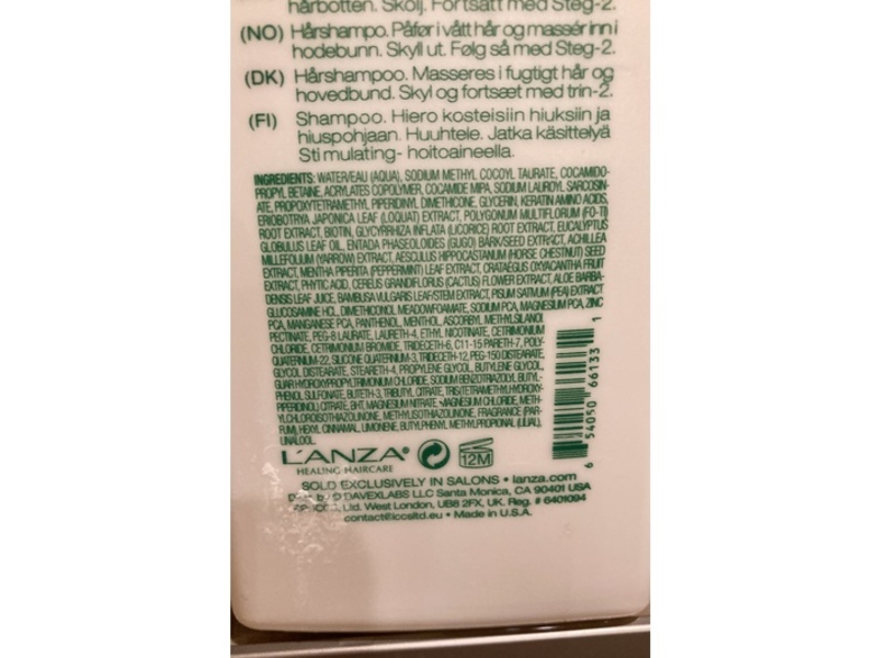 L'anza Healing Nourish Stimulating Shampoo, 33.8 fl oz/1 L