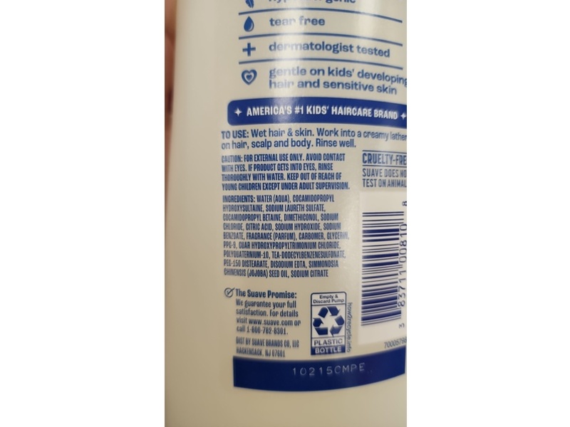 Suave Kids Purely Fun 3 In 1 Shampoo Conditioner & Body Wash, Original, 28 fl oz/828 mL