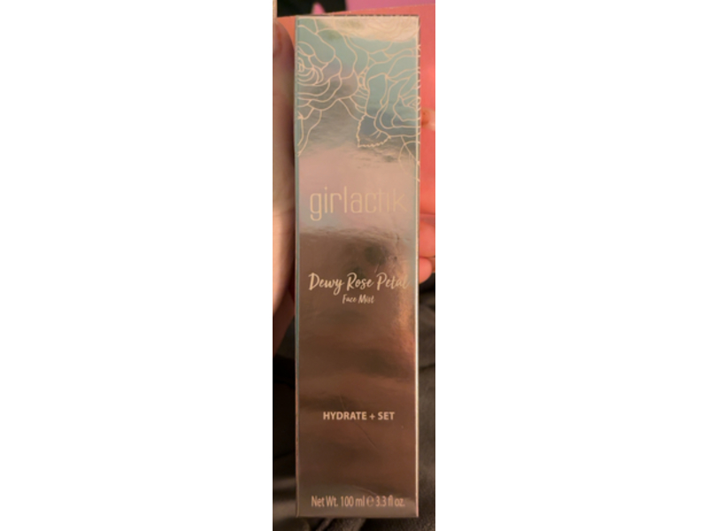 Girlactik Face Mist, Dewy Rose Petal, 3.3 fl oz/100 mL