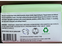 Legend's Creek Farm Goat Milk Soap, Fresh Lime, 9 oz/255 g - Image 4
