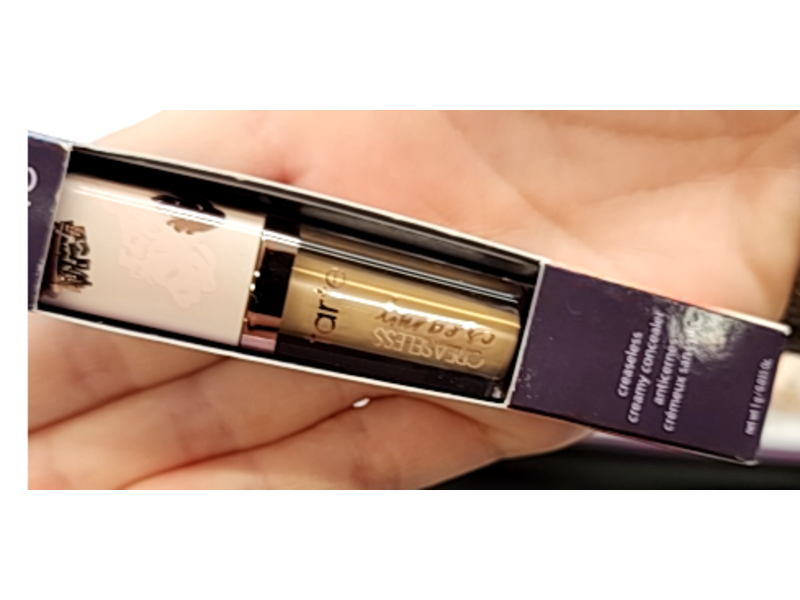 Tarte Creaseless Creamy Concealer, 34S Medium Sand, 0.015 oz/1 g