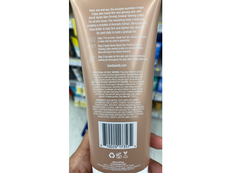 Bondi Sands Gradual Tanning Lotion, Skin Firming, 5.07 fl oz/150 mL