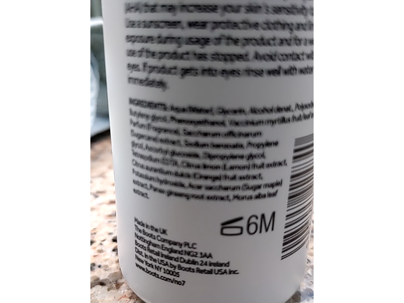 No7 Protect & Perfect Intense Advanced Cleansing Water, 6.7 fl oz