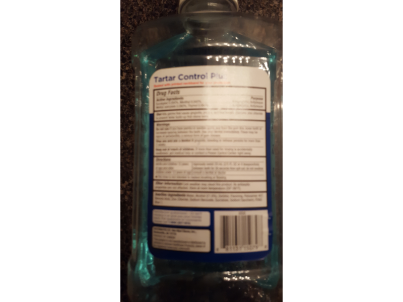 Equate Tartar Control Plus Antiseptic Mouthrinse, Mint, 50.7 fl oz/1.5 L