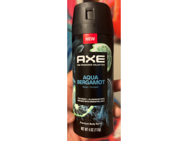 Axe Premium Body Spray, Aqua Bergamot, 4 oz/113 g