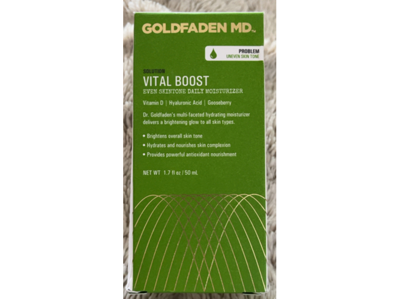 Goldfaden MD Vital Boost Daily Moisturizer, 1.7 fl oz/50 mL