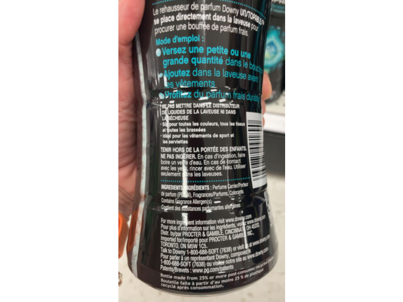 Downy Unstopables In-Wash Scent Booster, Fresh, 13.4 oz/380 g