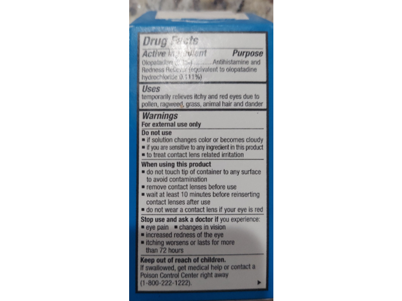 CVS Health Eye Allergy Itch & Redness Relief, 0.17 fl oz/5 mL