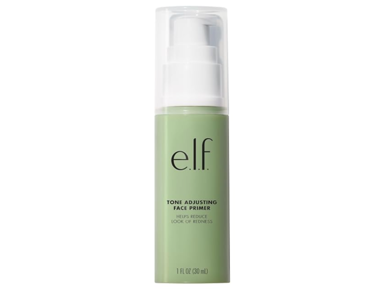e.l.f. Cosmetics Tone Adjusting Face Primer, Neutralizing Green, 1.01 fl oz/30 mL