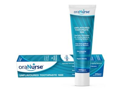 OraNurse Toothpaste, Unflavoured, 50mL