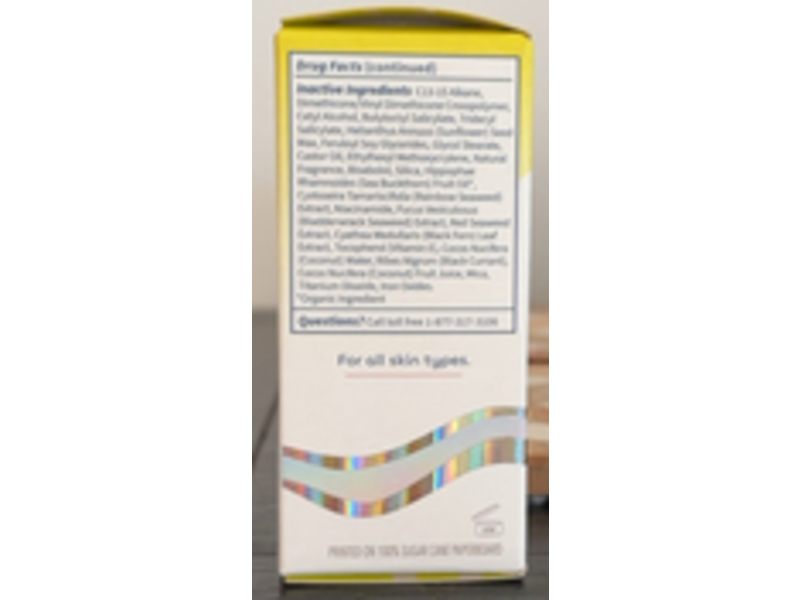 Seaweed Bath Co. Hydrating Serum Stick Daily Mineral Sunscreen, Bisabolol & Rainbow Seaweed, SPF 50, 0.8 oz/23 g