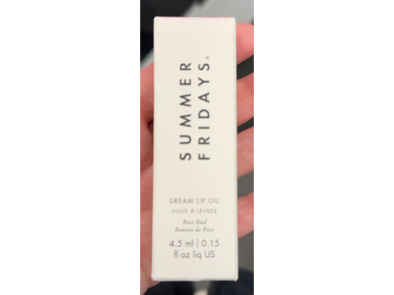 Summer Fridays Dream Lip Oil, Rose Bud, 0.15 fl oz/4.5 mL