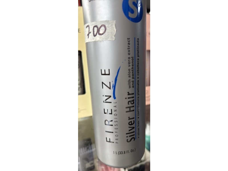 Firenze Profesional Silver Hair Shampoo, 33.8 fl oz/1 L