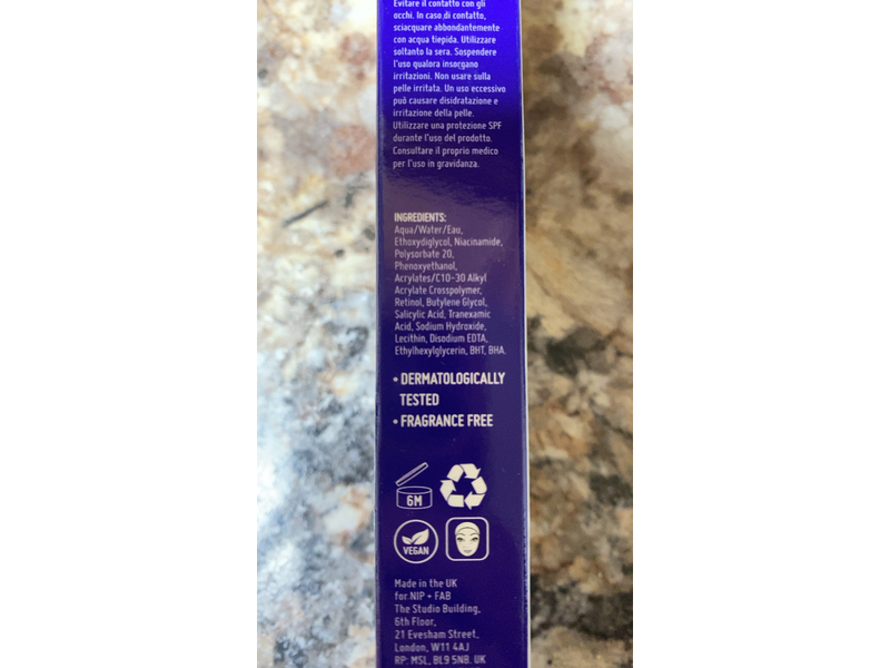 Nip + Fab Renew Retinol Fix Blemish Gel Treatment 10 %, 0.5 fl oz/15 mL