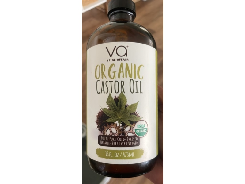 Vital Affair Organic Castor Oil, 16 fl oz/473 mL