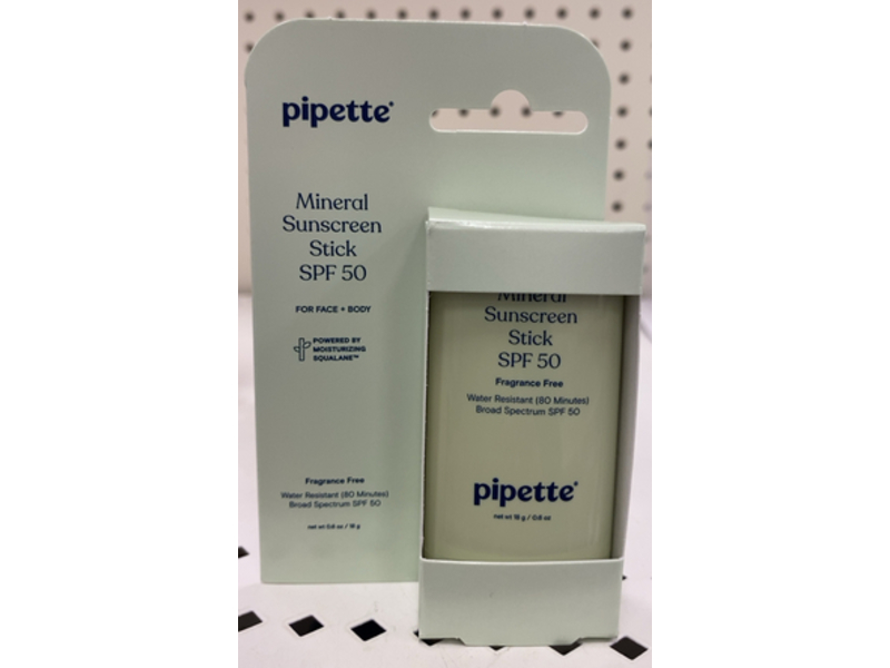 Pipette Mineral Sunscreen Stick, SPF 50, 0.6 oz/18 g