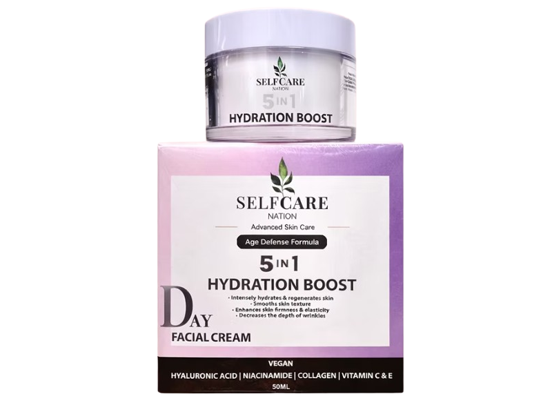 SelfCare 5 In 1 Hydration Boost Day Facial Cream, 50 mL