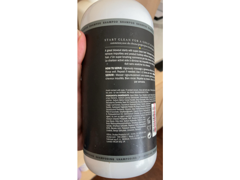 Drybar On The Rocks Clarifying Charcoal Shampoo, 33.8 fl oz/1 L