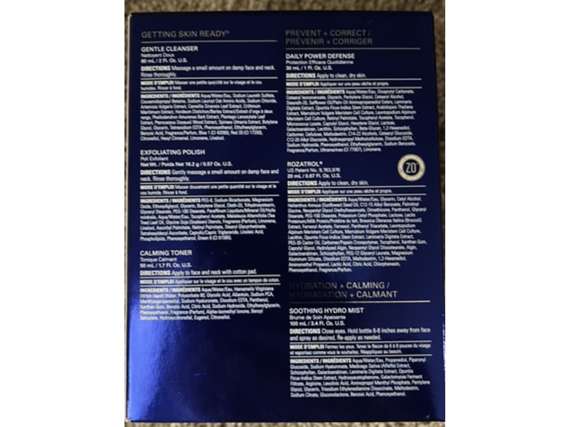 Zo Skin Health Redness Relief + Barrier Defense Program Set