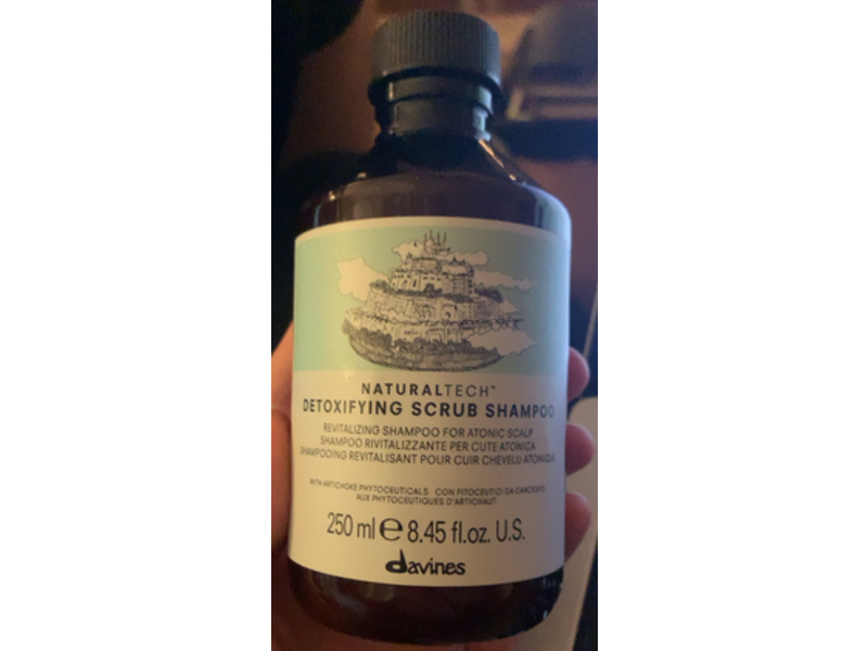 Davines Naturaltech Detoxifying Scrub Shampoo, 8.45 fl oz/250 mL