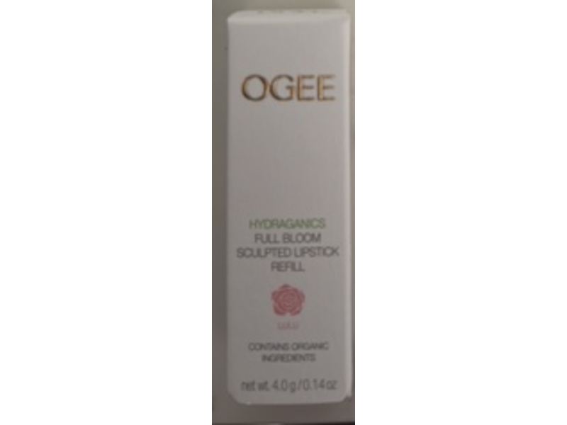 Ogee Hydraganics Full Bloom Sculpted Lipstick Refill, Lulu, 0.14 fl oz/4.0 g