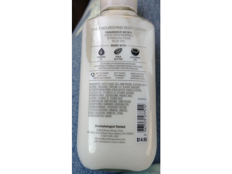 Bath & Body Works Daily Nourishing Body Lotion, Confetti Daydream, 8 fl oz/236 mL