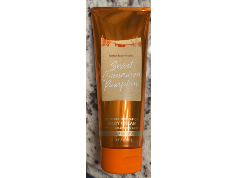 Bath & Body Works Ultimate Hydration Body Cream, Cinnamon Pumpkin, 8 oz/226 g